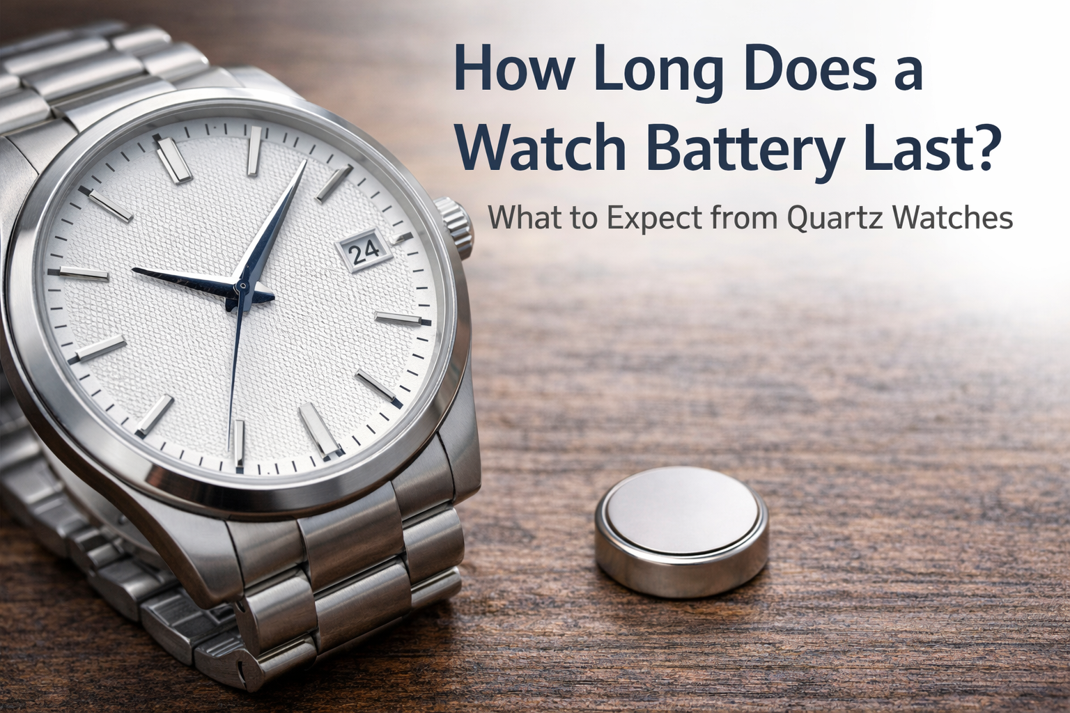 How Long Does a Watch Battery Last? What to Expect from Quartz Watches