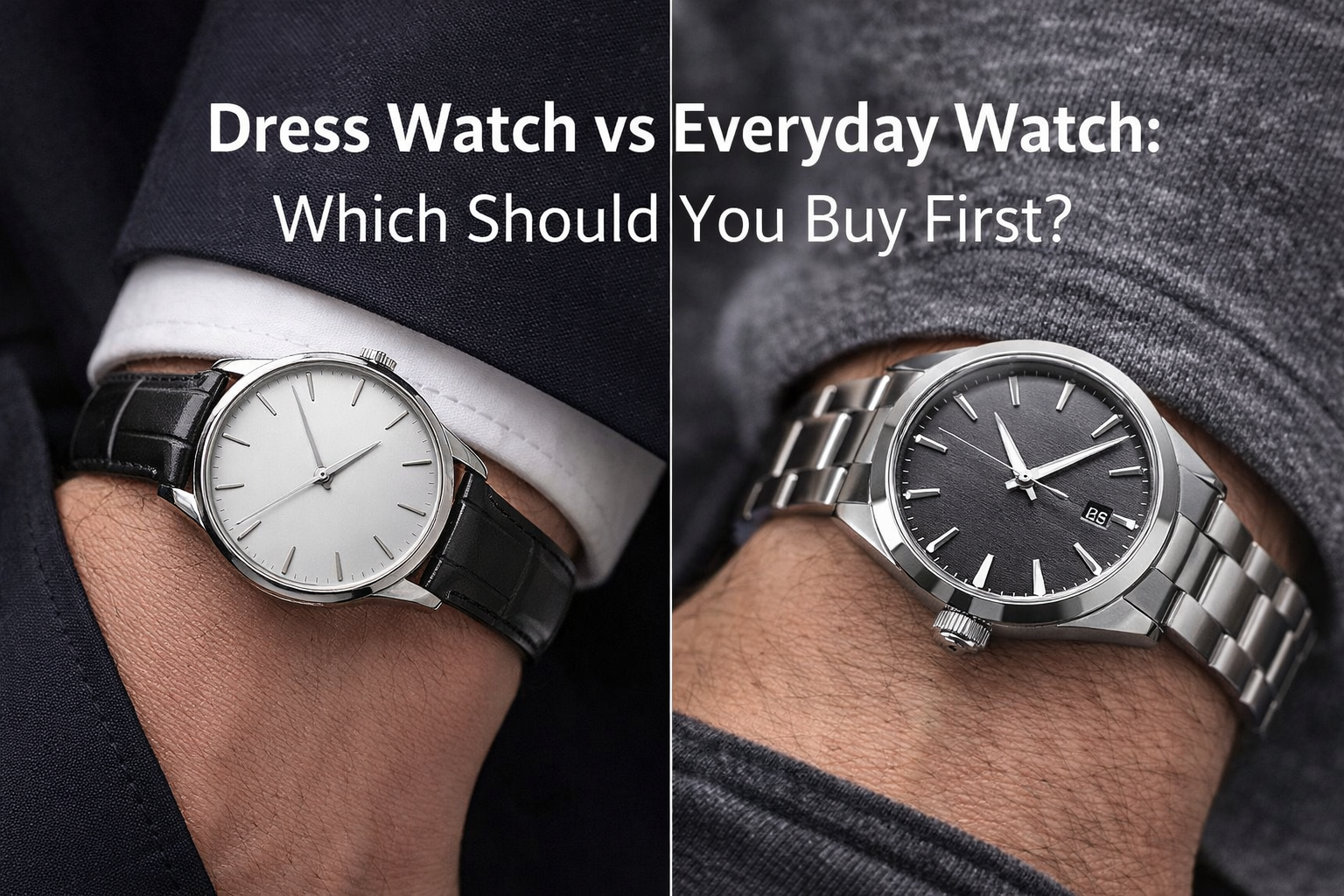 Dress Watch vs Everyday Watch: Which One Should You Buy First?