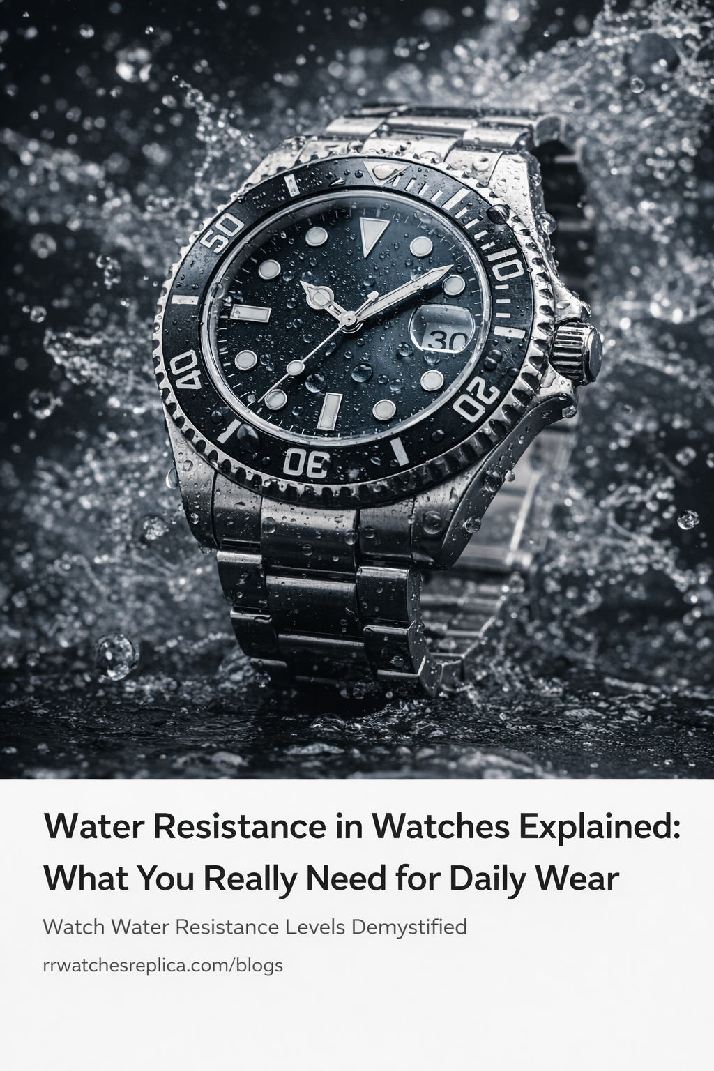 Water Resistance in Watches Explained: What You Really Need for Daily Wear