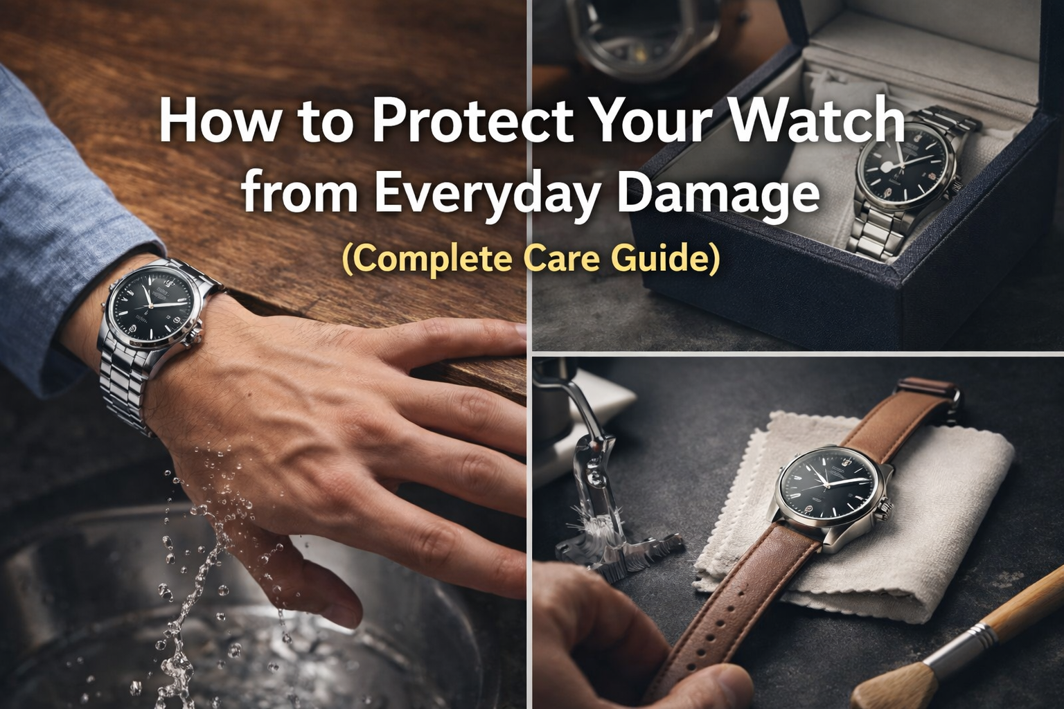 How to Protect Your Watch from Everyday Damage (Complete Care Guide)