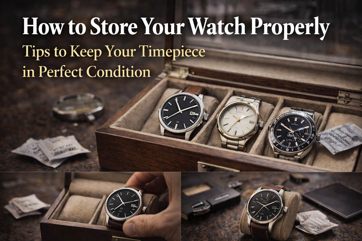 How to Store Your Watch Properly: Tips to Keep Your Timepiece Safe