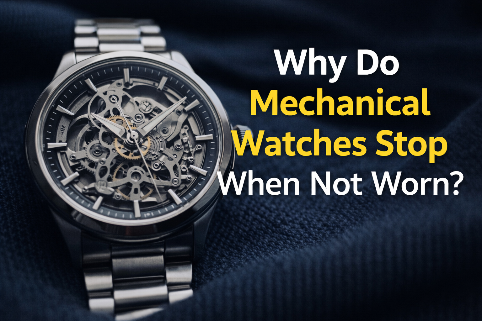 Why Do Mechanical Watches Stop When Not Worn?