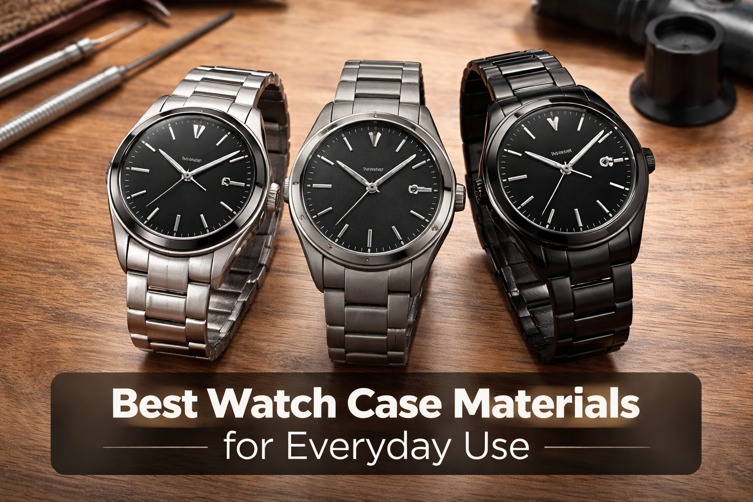 Best Watch Case Materials for Everyday Use: Stainless Steel, Titanium or Ceramic?