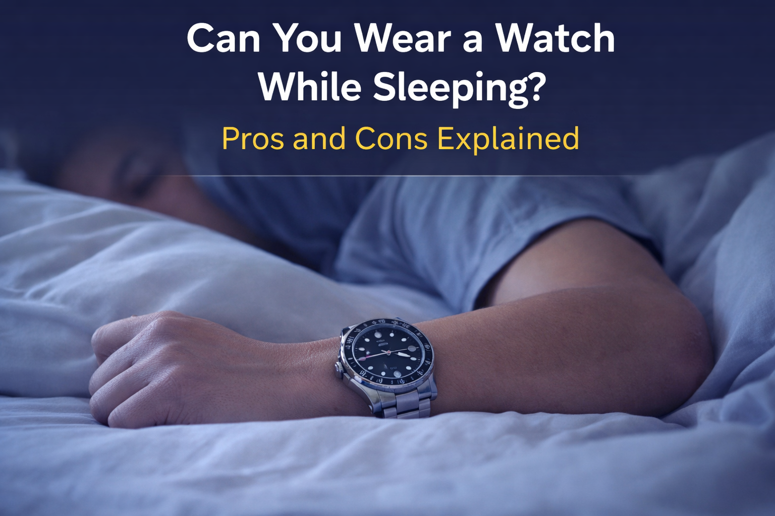 Can You Wear a Watch While Sleeping? Pros and Cons Explained