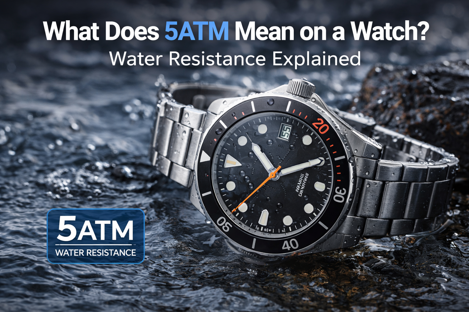 What Does 5ATM Mean on a Watch? Water Resistance Explained Simply