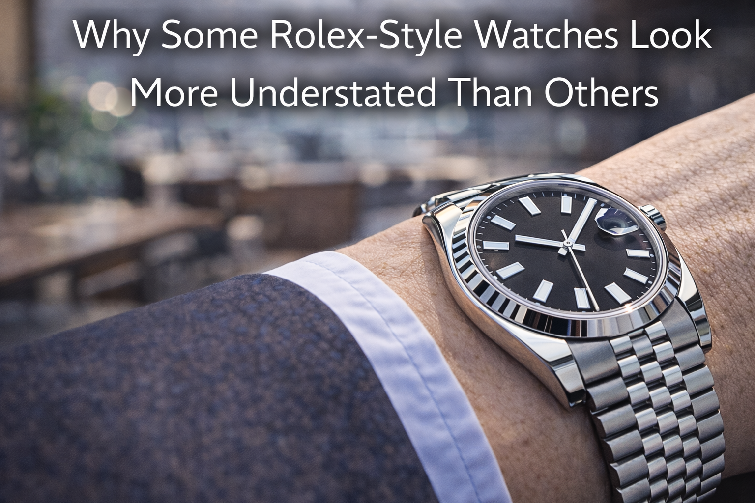 Why Some Rolex-Style Watches Look More Understated Than Others