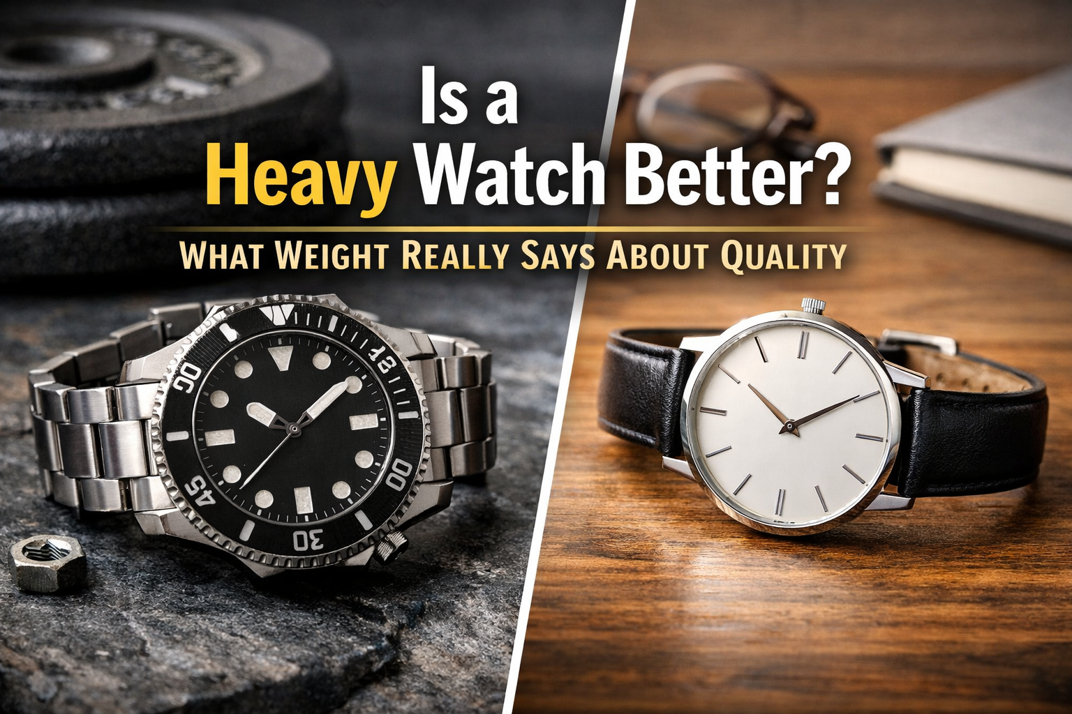 Is a Heavy Watch Better? What Weight Really Says About Quality
