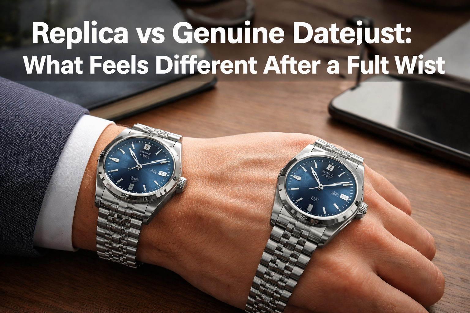Replica vs Genuine Datejust: What Feels Different After a Full Day on the Wrist?