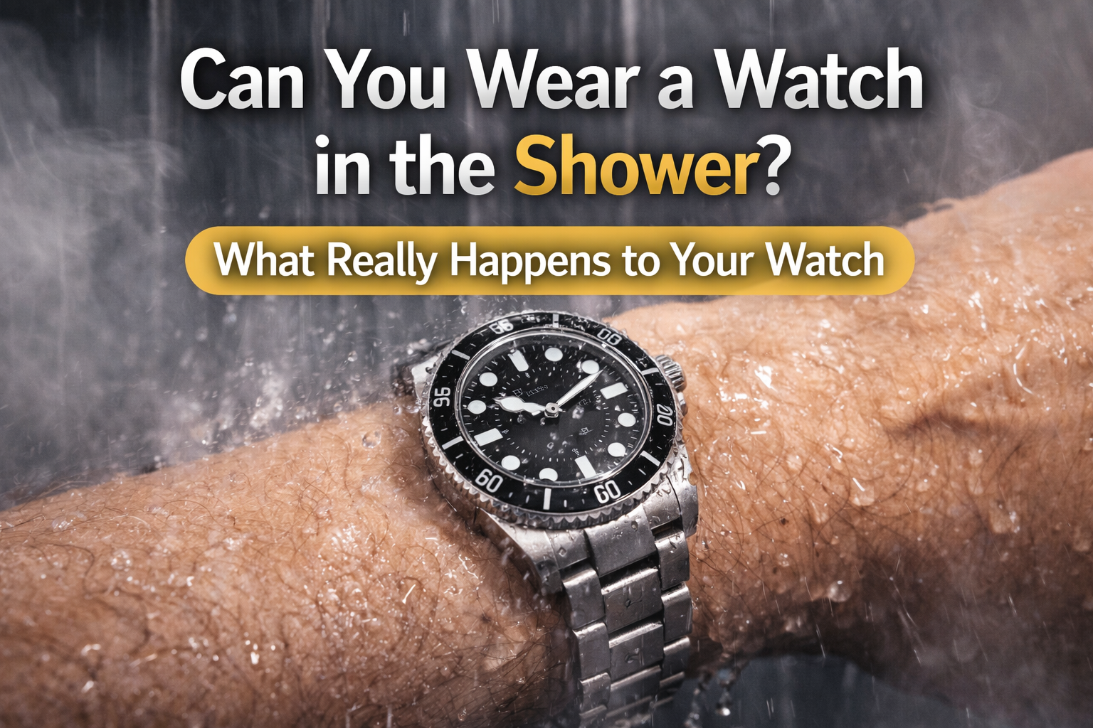 Can You Wear a Watch in the Shower? What Really Happens to Your Watch