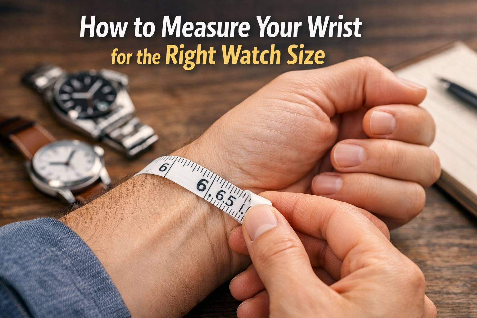 How to Measure Your Wrist for the Right Watch Size