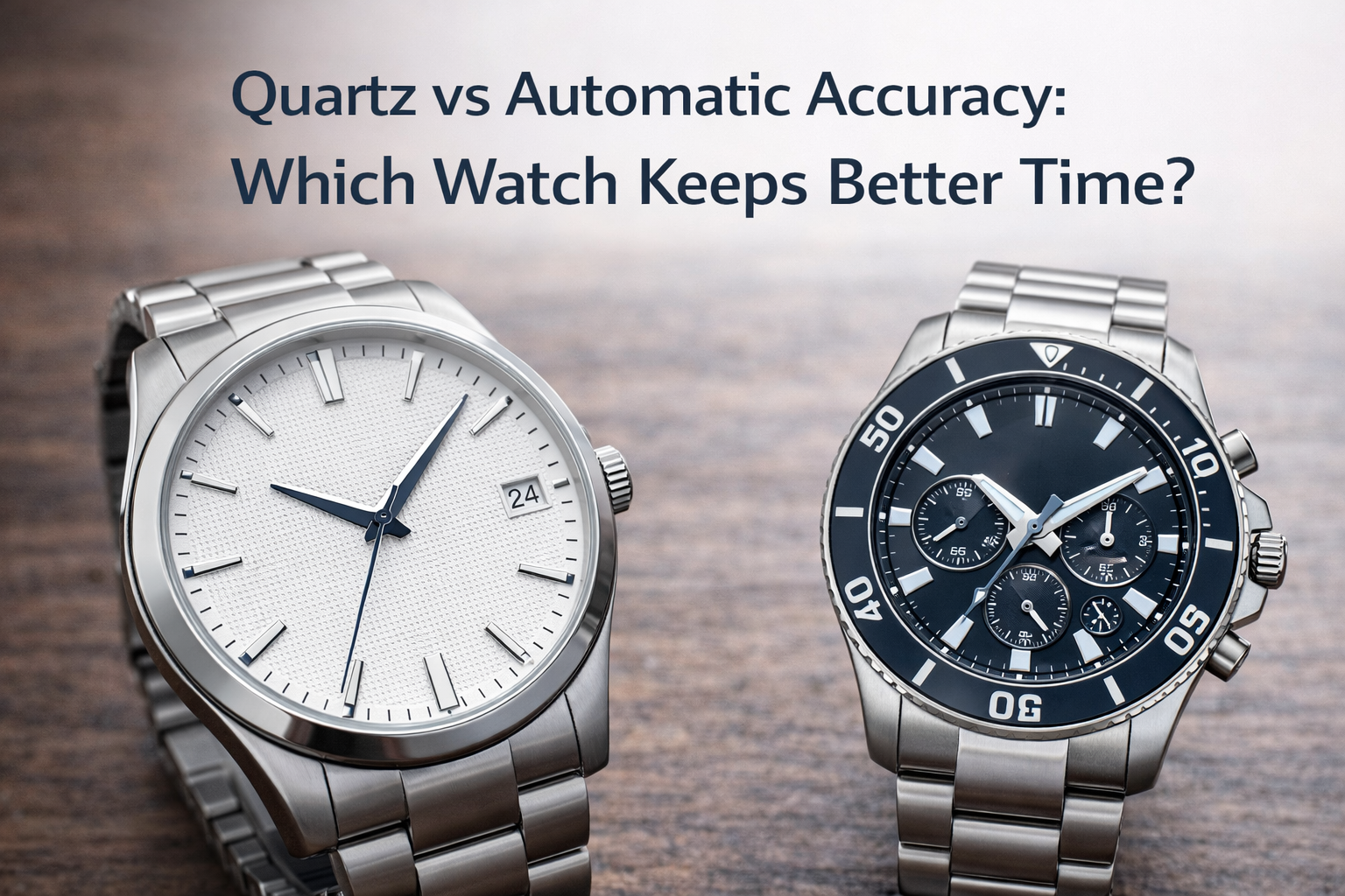 Quartz vs Automatic Accuracy: Which Watch Keeps Better Time?