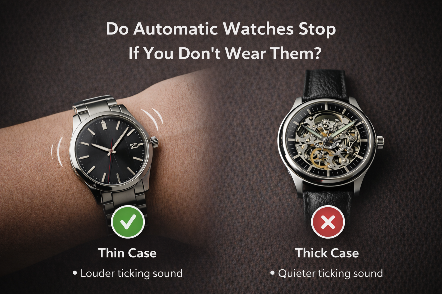 Do Automatic Watches Stop If You Don’t Wear Them?