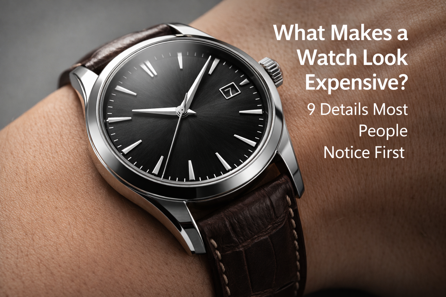 What Makes a Watch Look Expensive? 9 Details Most People Notice First