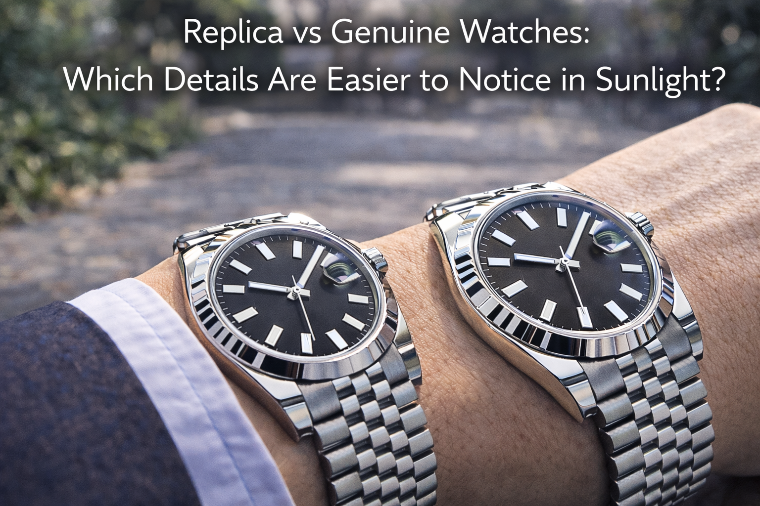 Replica vs Genuine Watches: Which Details Are Easier to Notice in Sunlight?