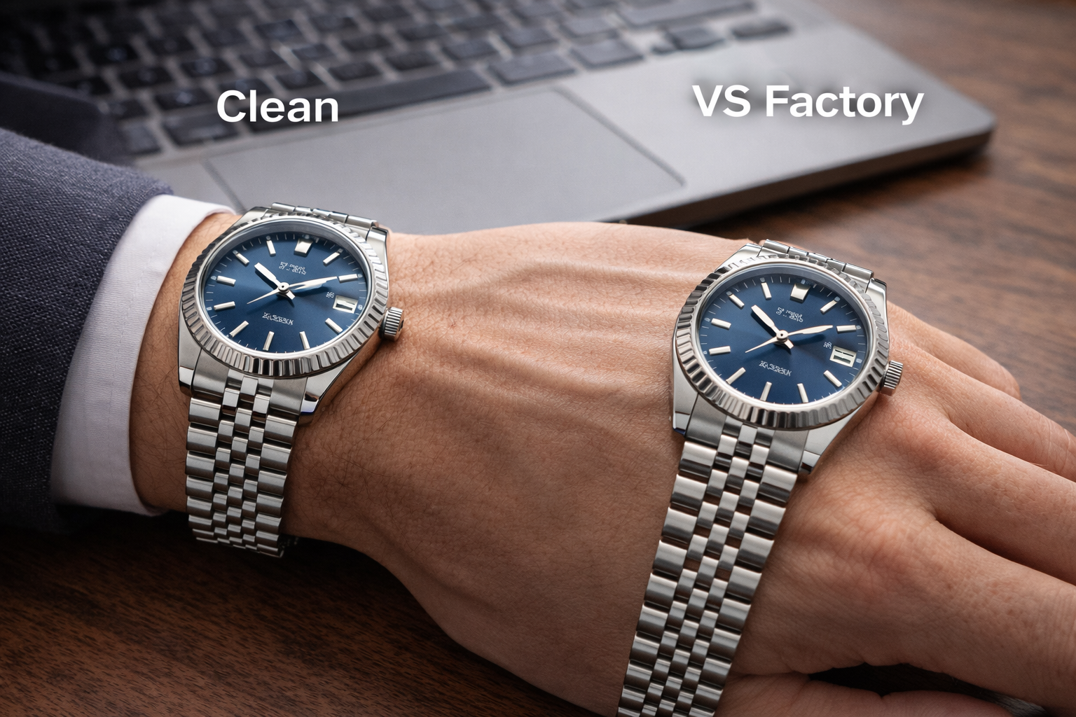 Clean vs VS Factory bracelet comfort comparison during daily wrist wear