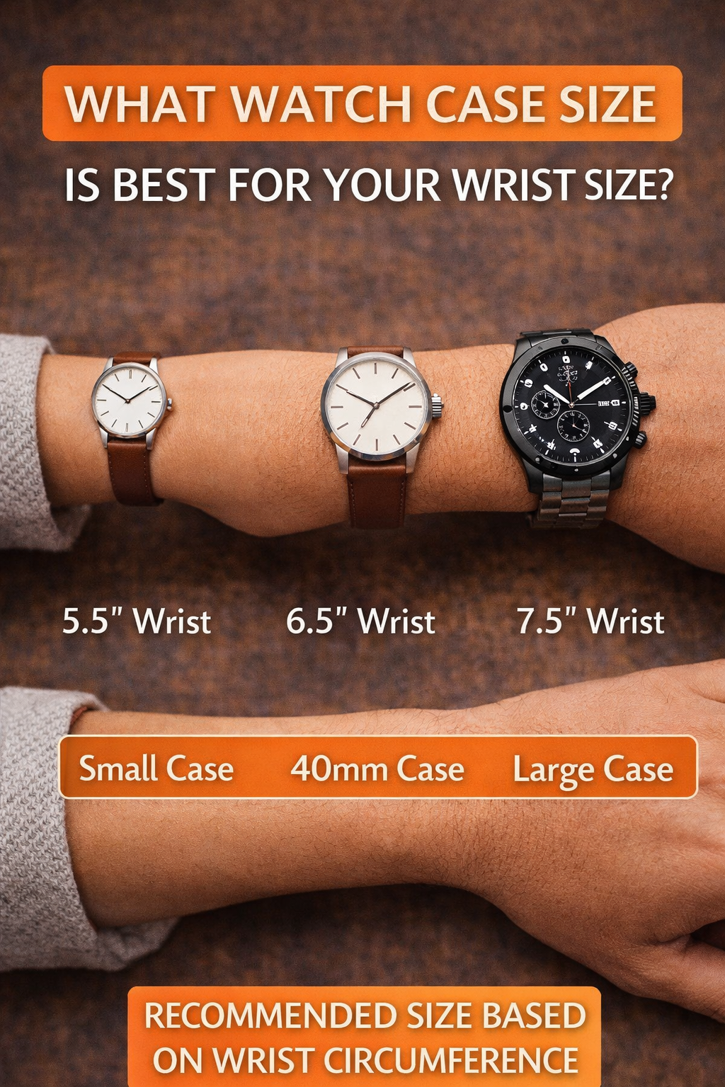 Choosing the Right Watch Case Diameter: A Detailed Comparison