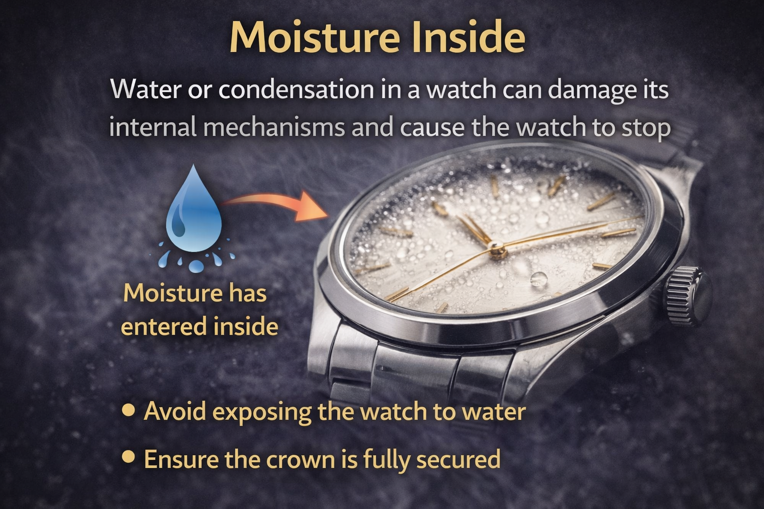 Step-by-step guide for what to do when your watch keeps stopping