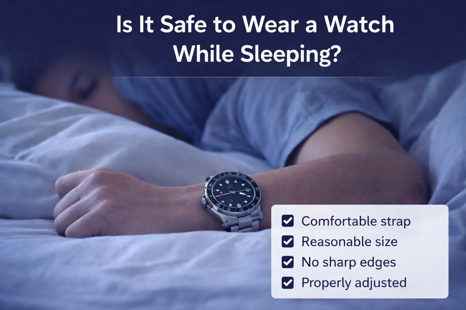 Can You Wear a Watch While Sleeping Pros and Cons Explained