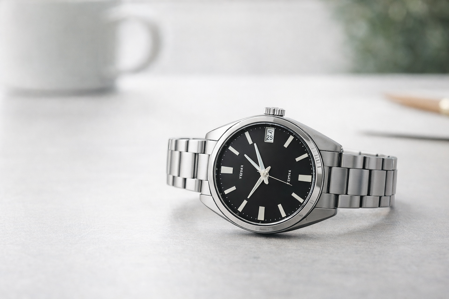 Single versatile everyday watch placed on a clean surface to represent the idea of owning one reliable daily watch