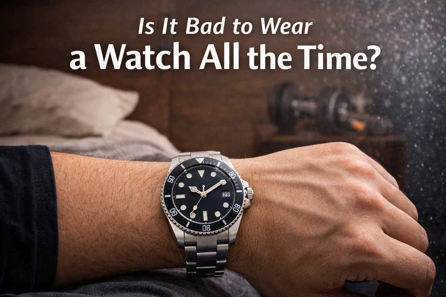 Can you wear a watch while sleeping &ndash; comfort, sweat exposure and long term impact explained