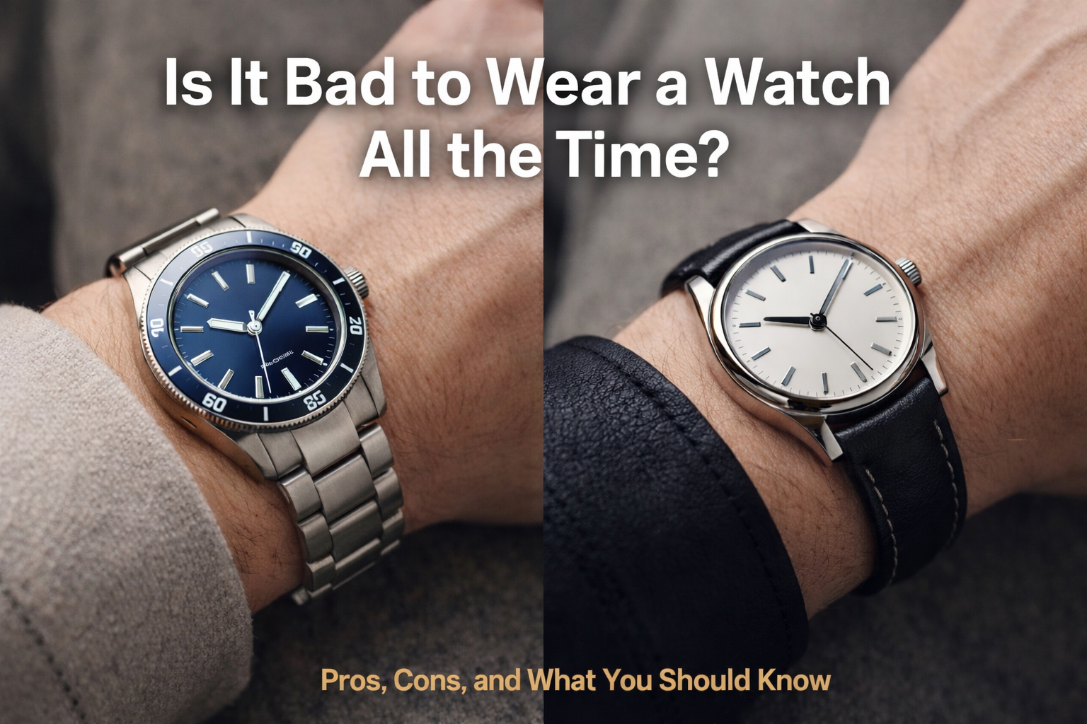 Can you wear a watch every day guide showing automatic and quartz watches for daily use