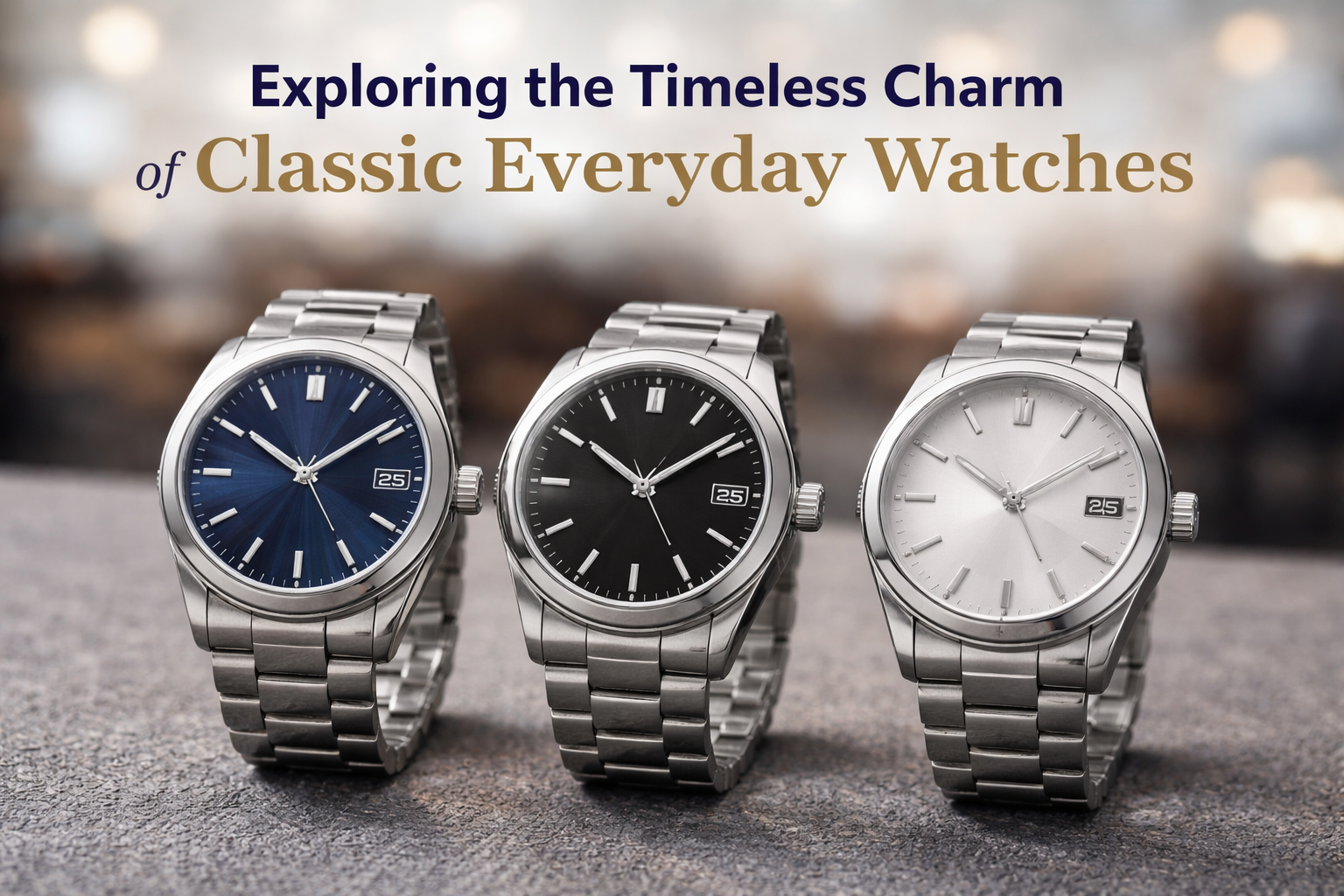 Elegant formal watch with a leather strap and minimalist dial, highlighting classic design for formal occasions