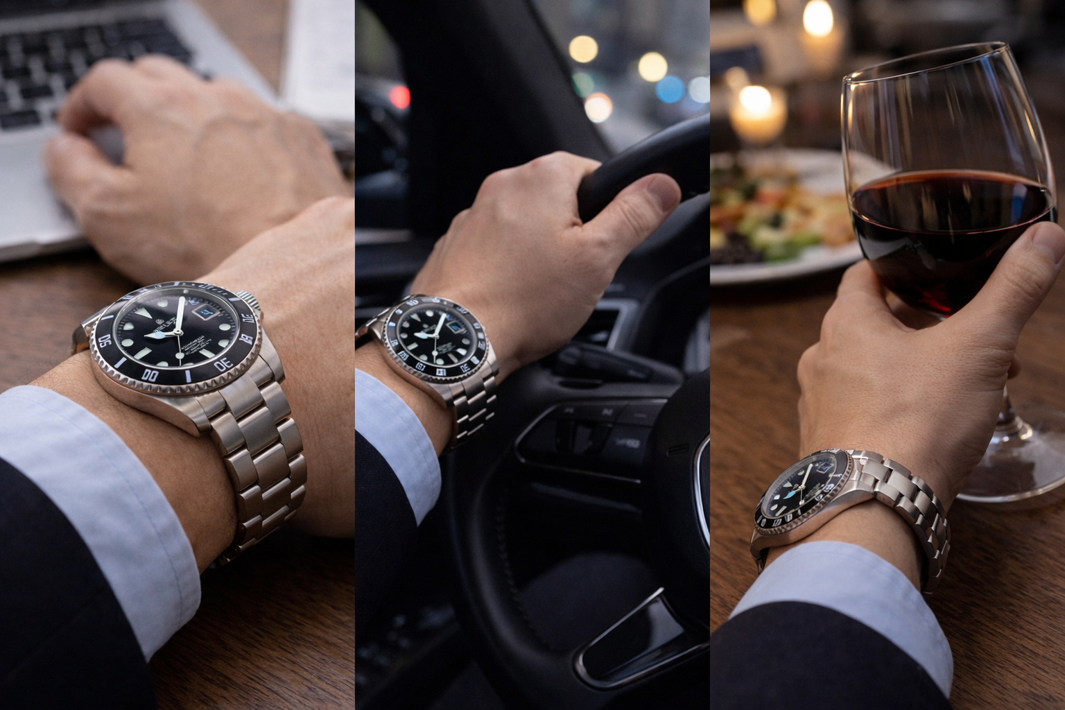 Watch dial calmness and crystal behavior under indoor lighting